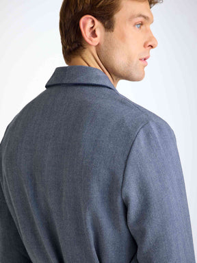 Men's Dressing Gown Lincoln 11 Navy