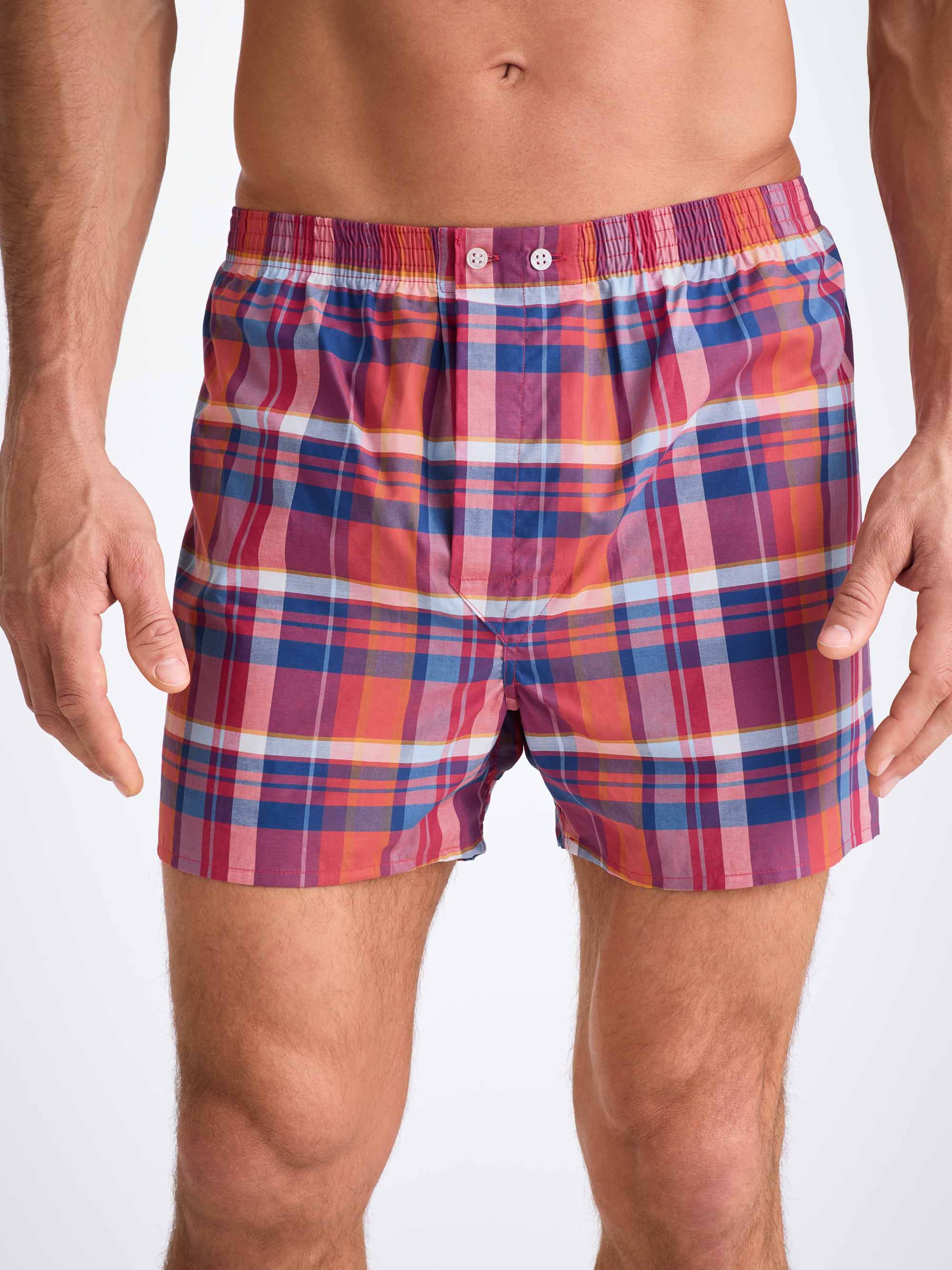 Men's Classic Fit Boxers Barker 40 Cotton Multi