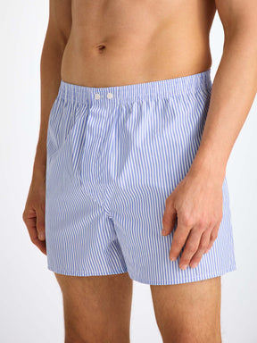 Men's Classic Fit Boxers James Cotton Blue