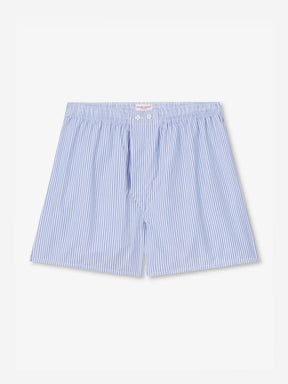 Men's Classic Fit Boxers James Cotton Blue
