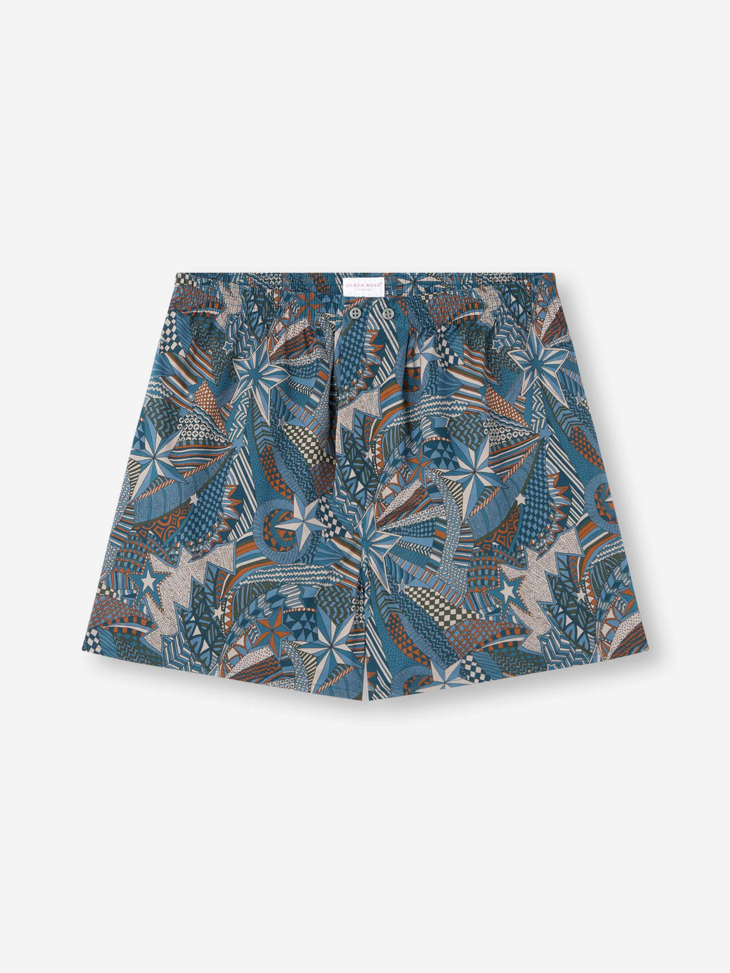 Ledbury Cotton Batiste Classic Fit Boxers Multi Celebration Print