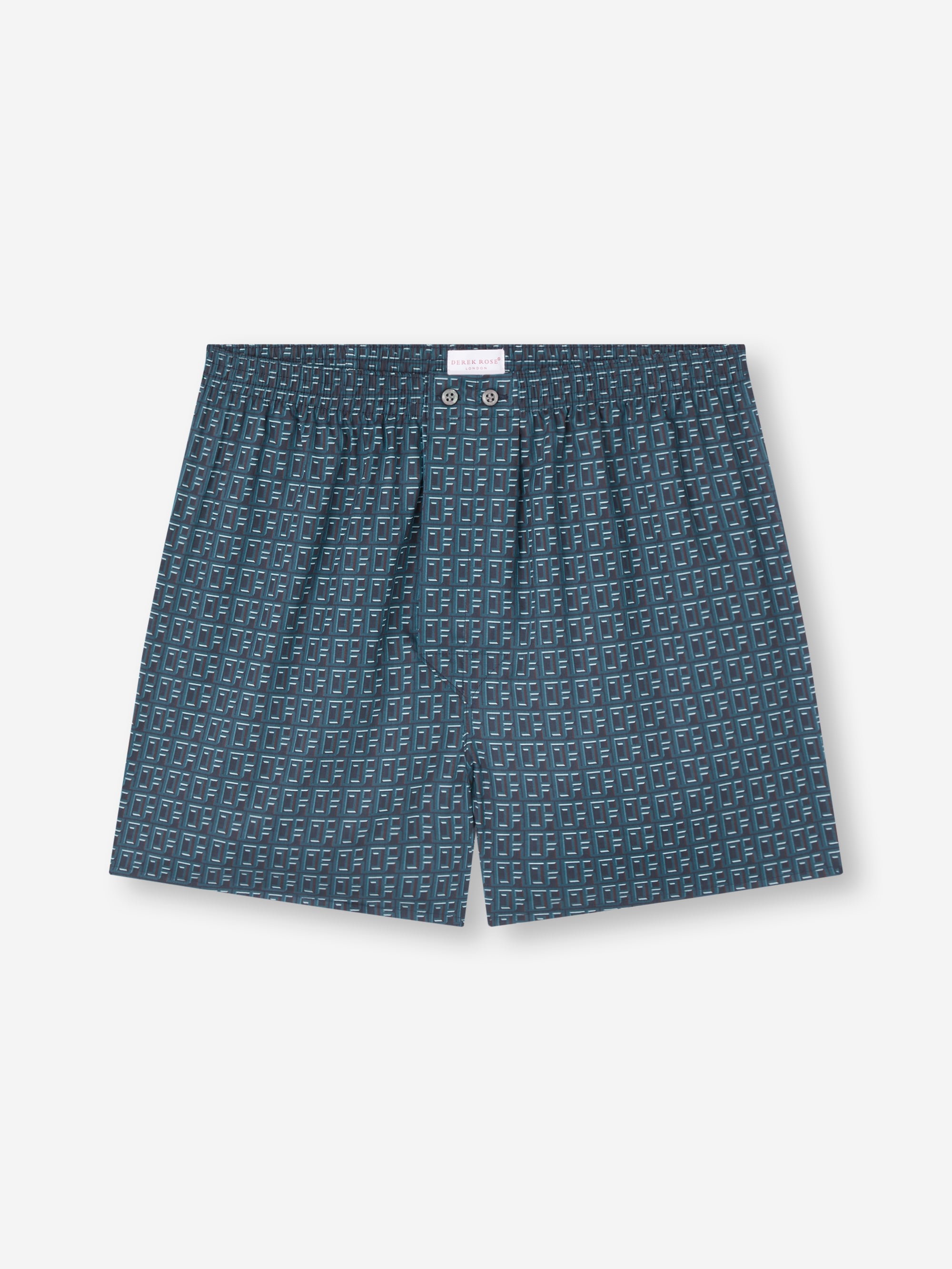 Men's Classic Fit Boxers DR Monogram Blue