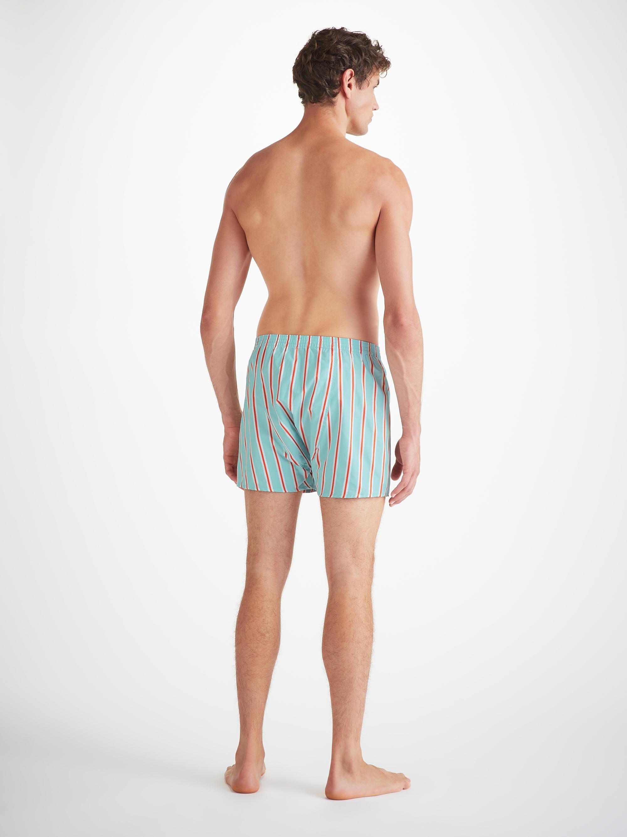 Men's Classic Fit Boxers Royal 223 Cotton Turquoise