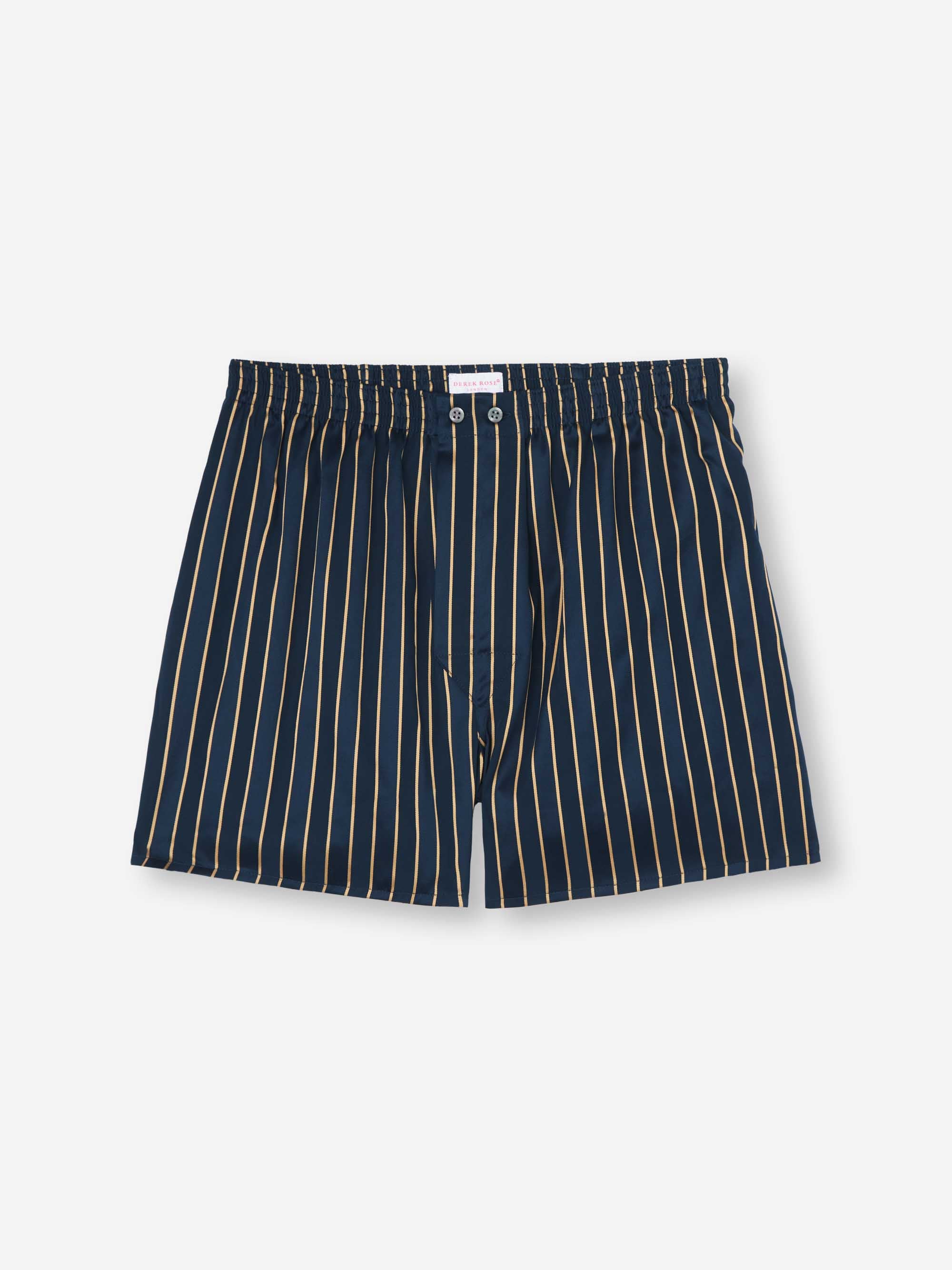 Men's Classic Fit Boxers Royal 224 Cotton Navy