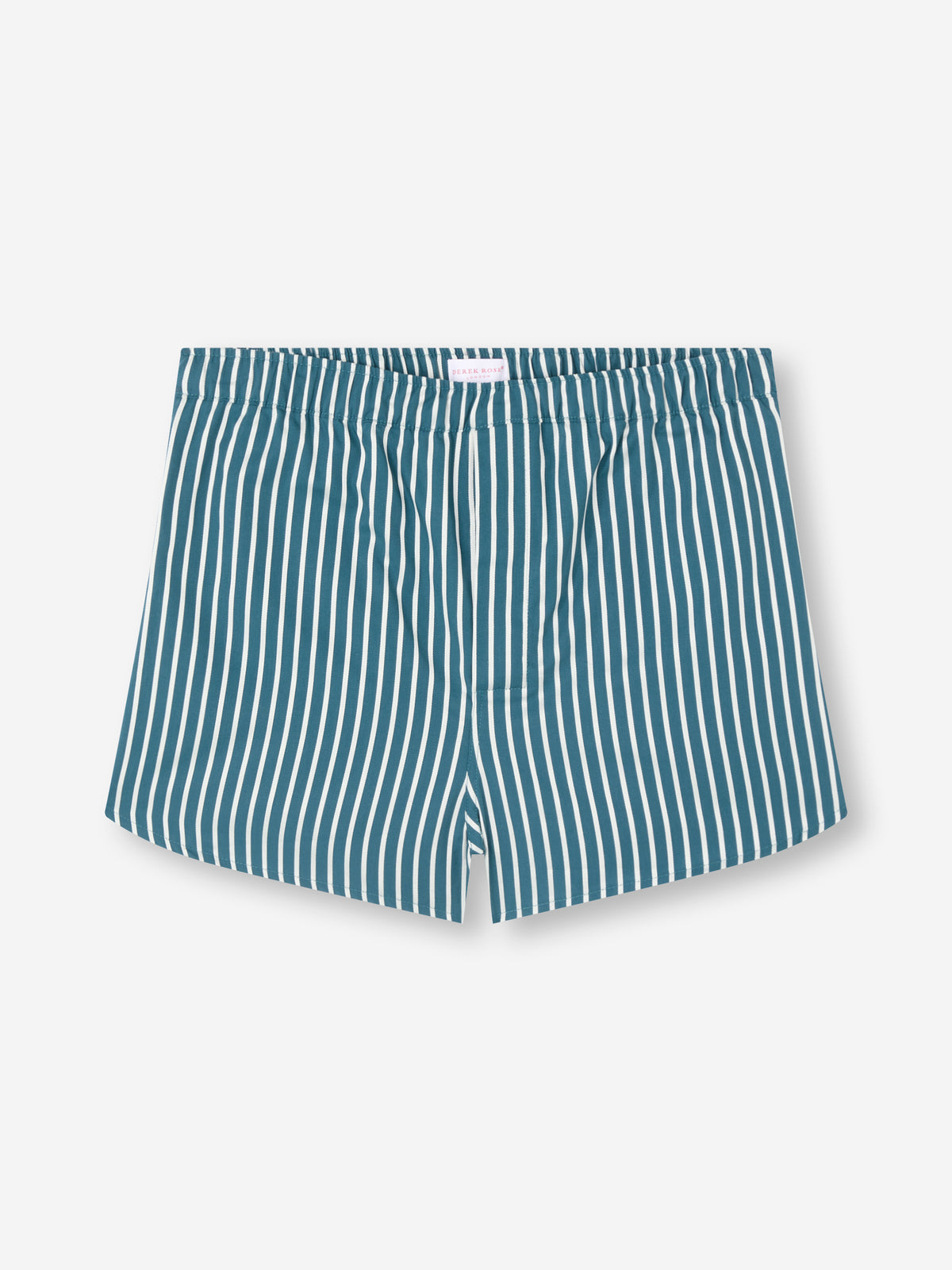 Royal Cotton Classic Fit Boxers Teal & White Stripe