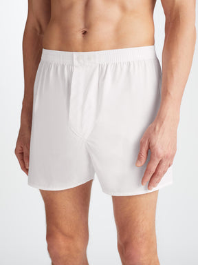 Men's Classic Fit Boxers Savoy Cotton White