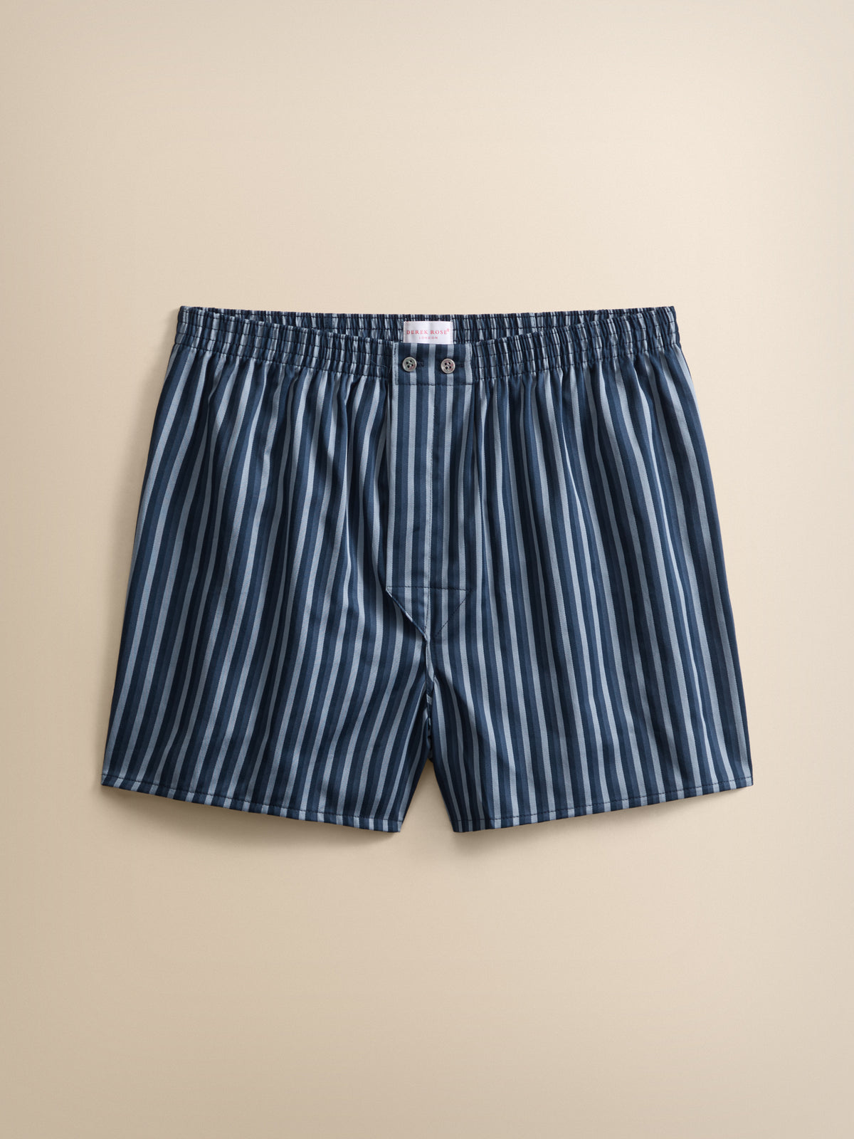 Wellington Cotton Classic Fit Boxers Blue Stripe