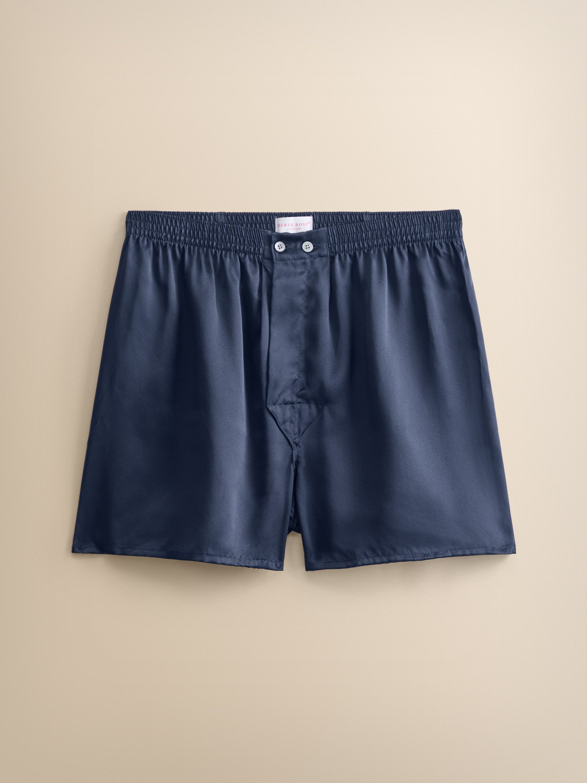 Bailey Silk Classic Fit Boxers Navy Blue