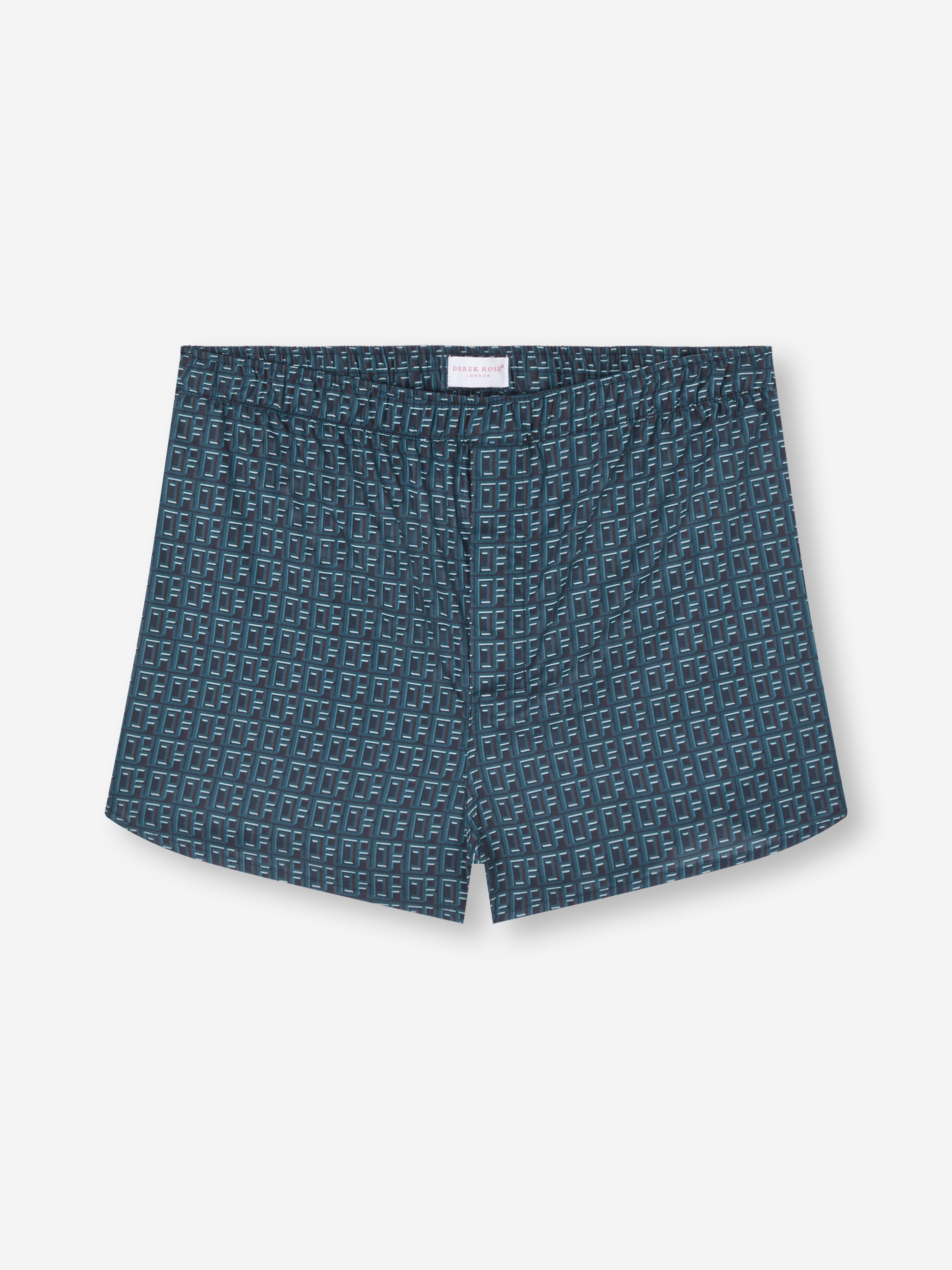 Men's Modern Fit Boxers DR Monogram Blue
