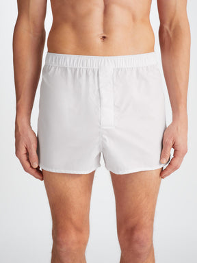 Men's Modern Fit Boxers Savoy Cotton White