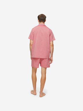 Men's Short Pyjamas Amalfi Cotton Batiste Red