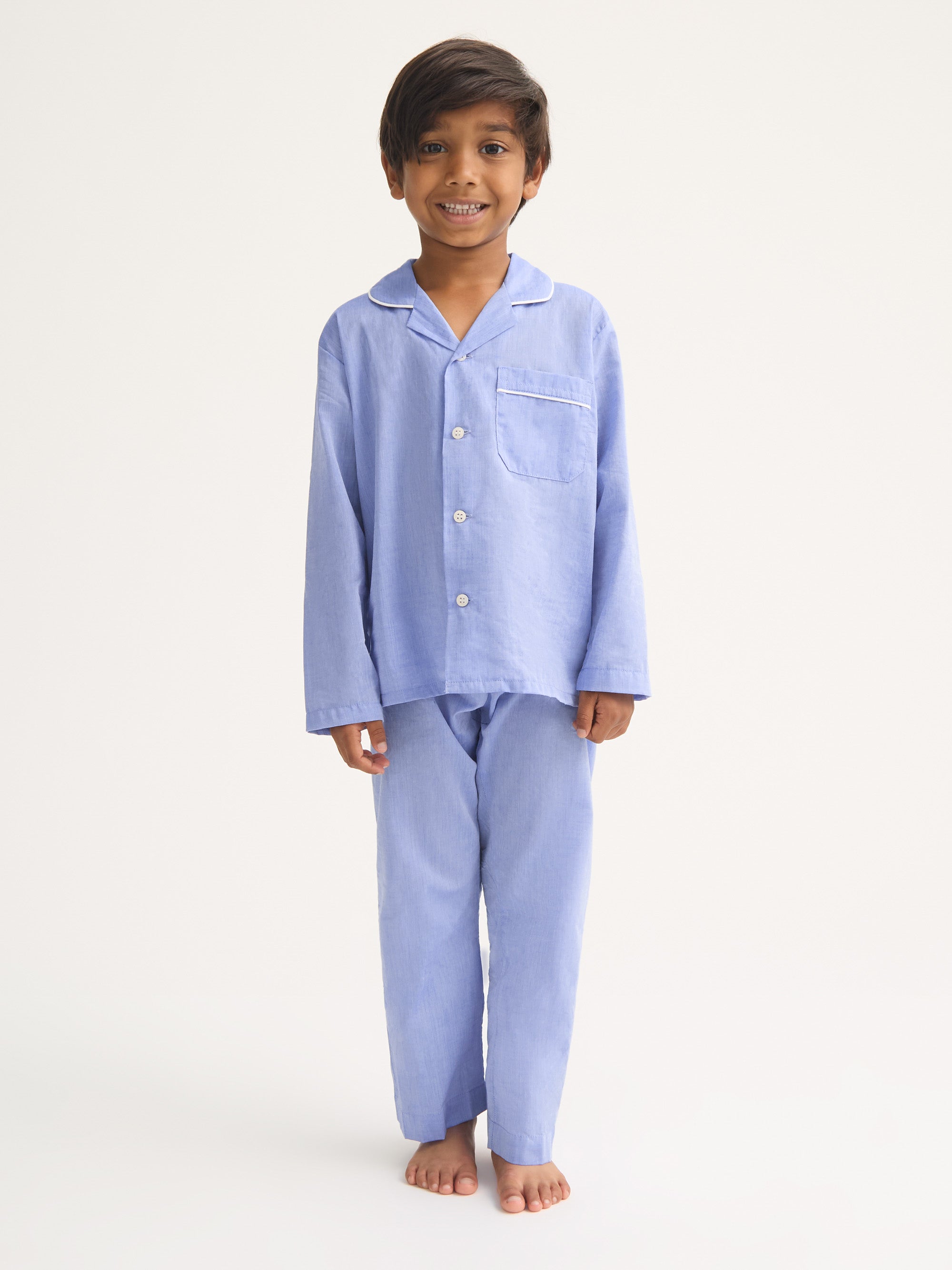 Kids' Pyjamas Amalfi Cotton Batiste Blue