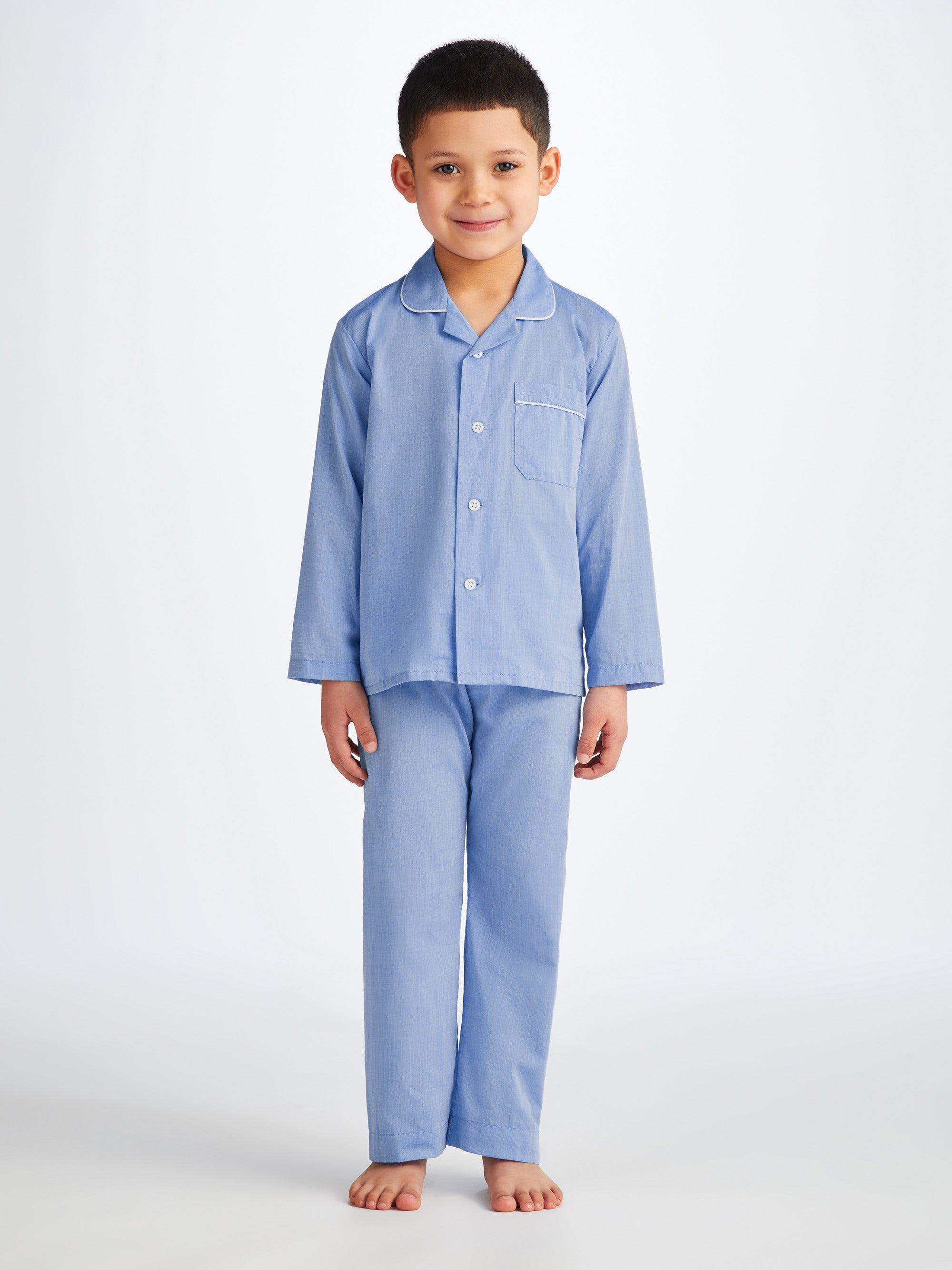 Kids' Pyjamas Amalfi Cotton Batiste Blue