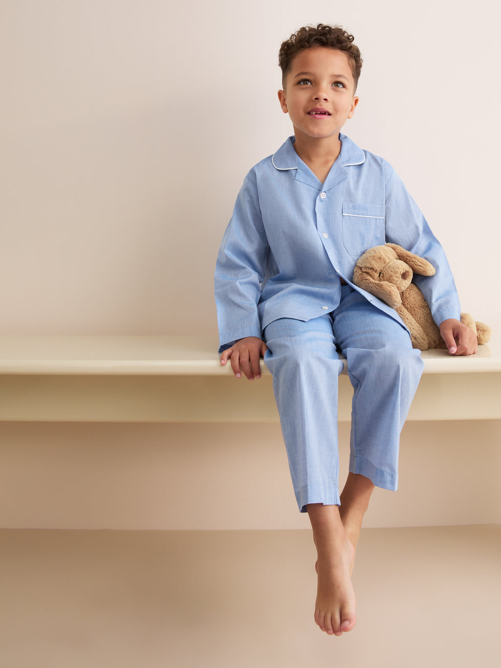 Amalfi Cotton Batiste Pyjamas Mid