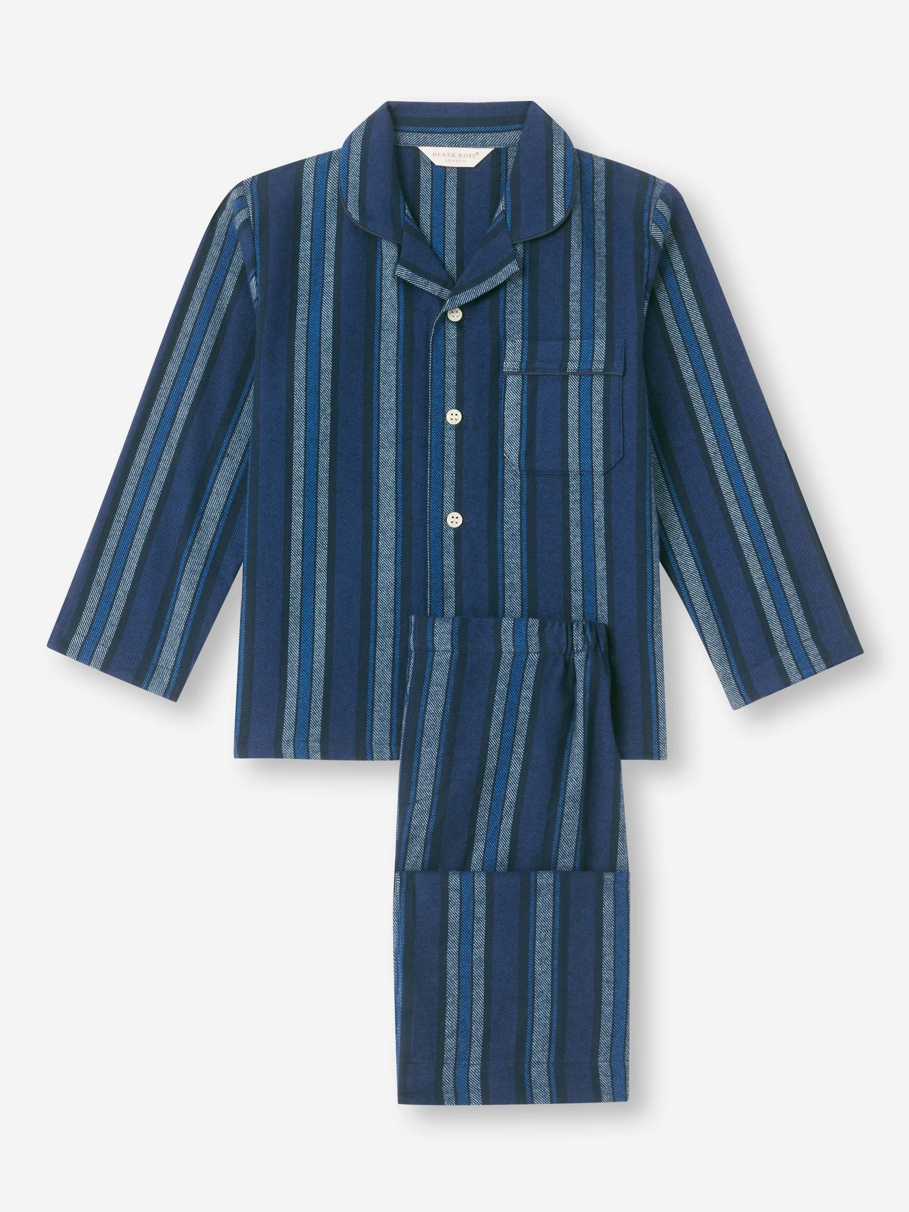 Kids' Pyjamas Kelburn 38 Brushed Cotton Blue