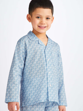 Kids' Pyjamas Ledbury 72 Cotton Batiste Blue