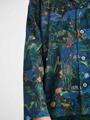 Kids' Pyjamas Cotton Batiste Multi Midnight Jungle Print
