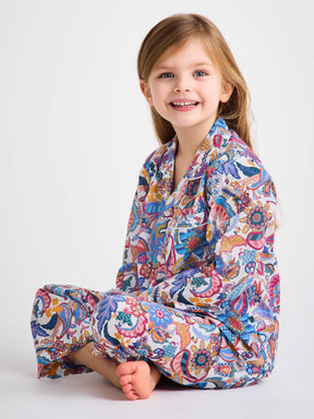 Kids' Pyjamas Cotton Batiste Multi Jungle Paisley Print