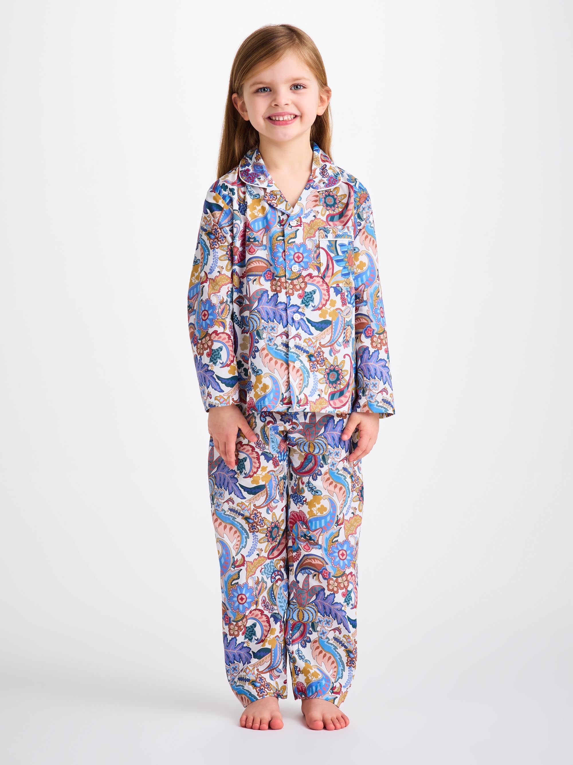 Kids' Pyjamas Cotton Batiste Multi Jungle Paisley Print