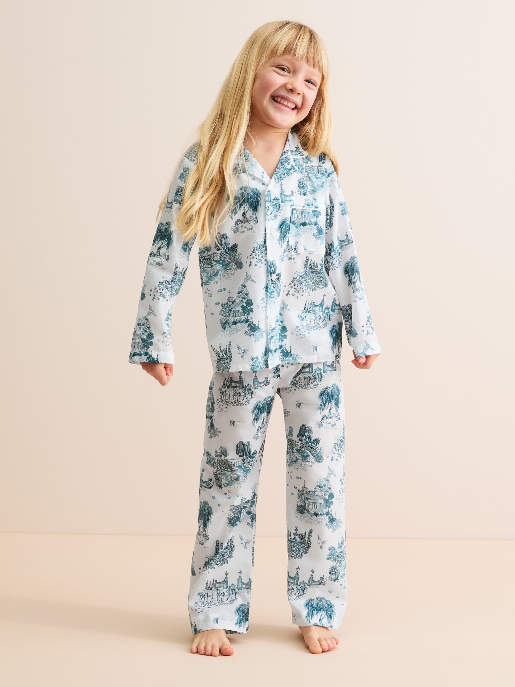 Kids' Pyjamas London Toile White