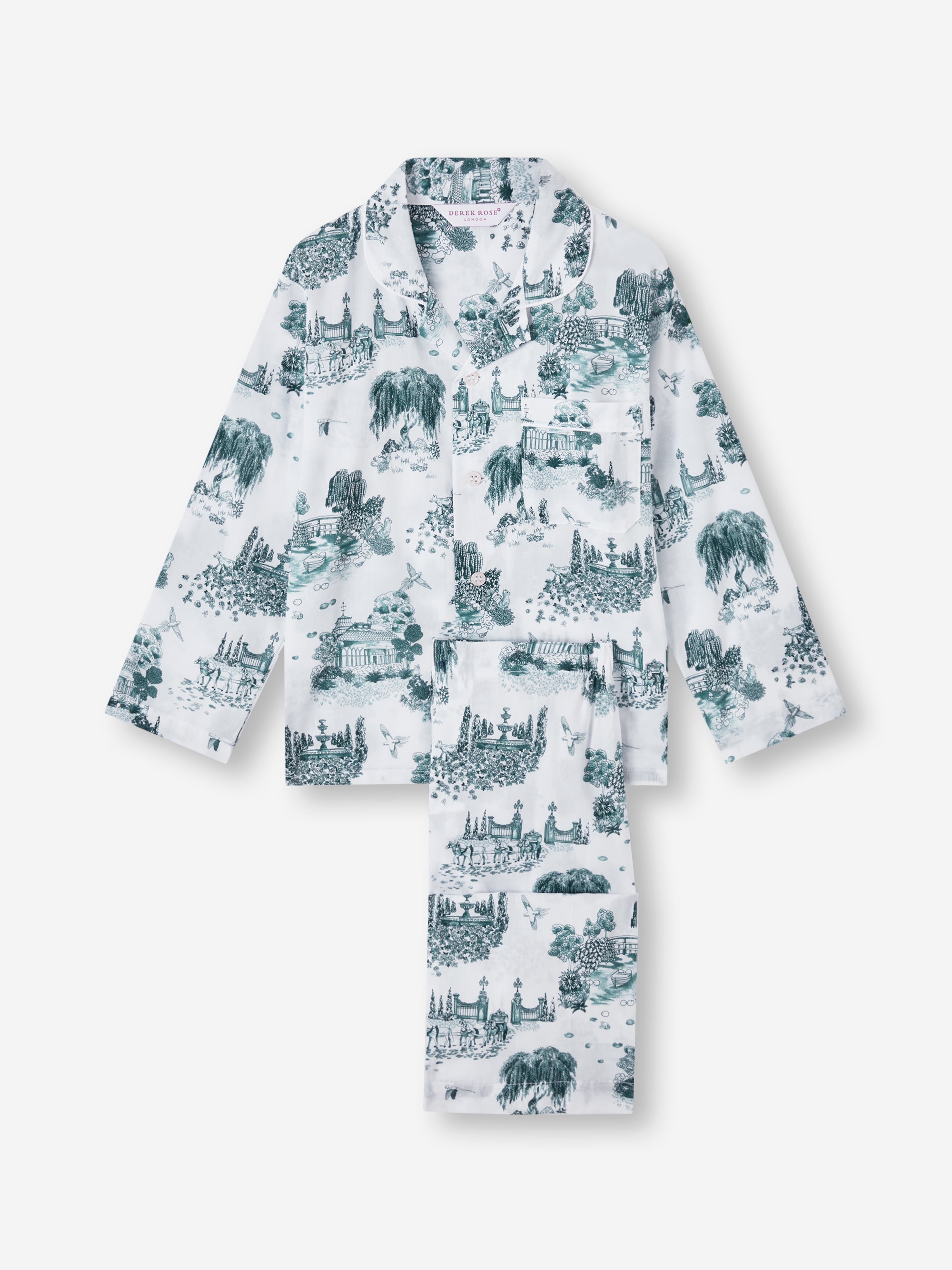 Kids' Pyjamas London Toile White
