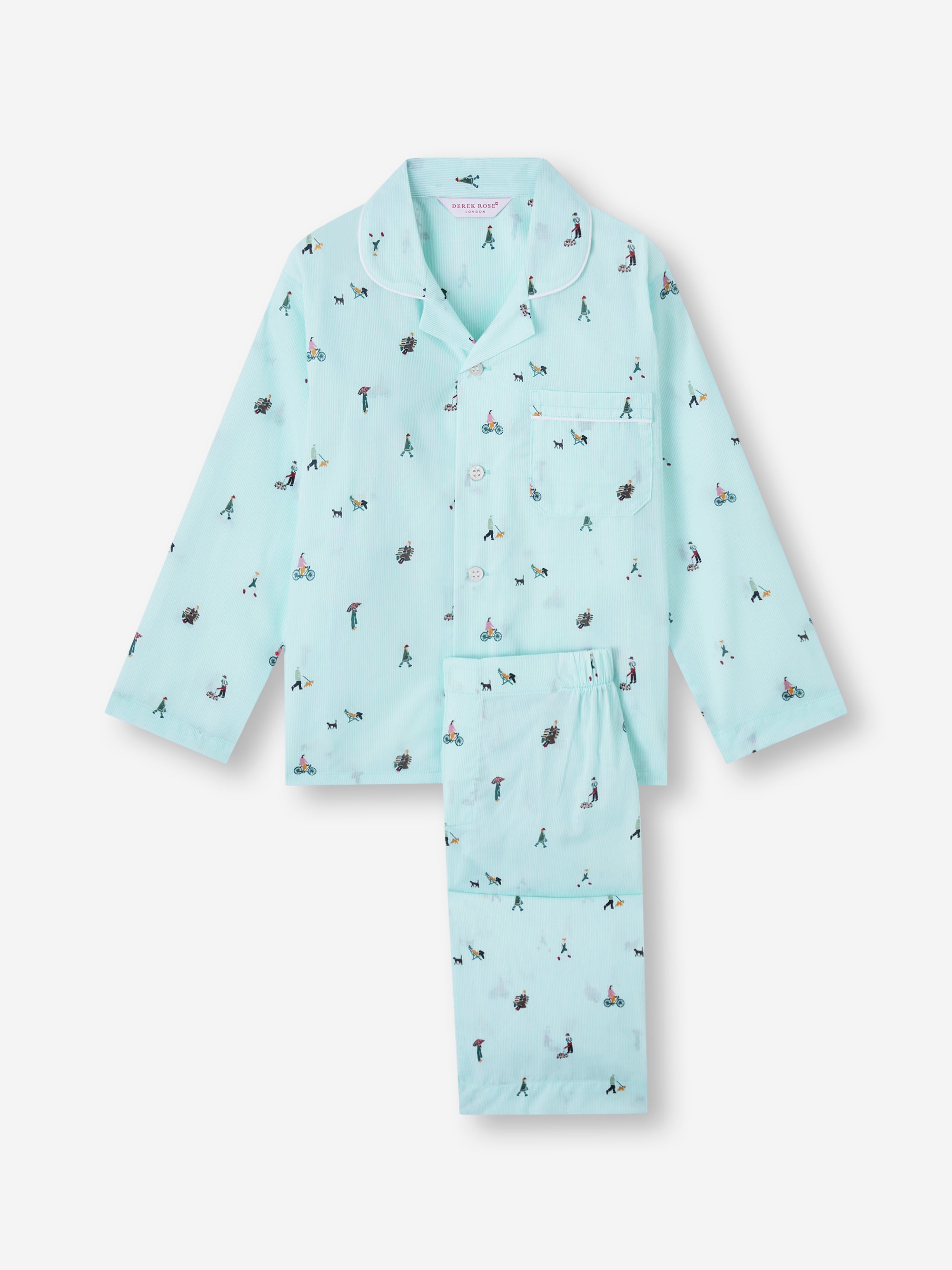 Kids' Pyjamas People of London Blue Stripe