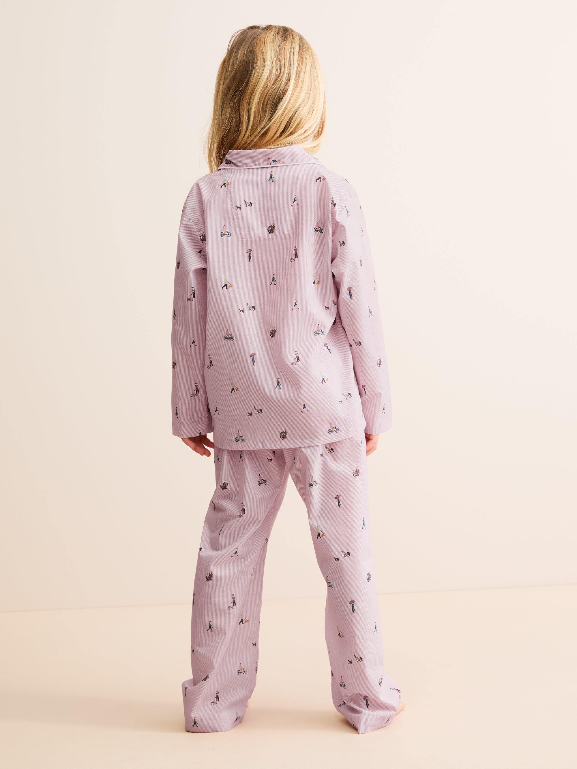 Kids' Pyjamas People of London Pink Stripe