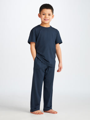 Kids' Lounge Set Basel Micro Modal Stretch Navy