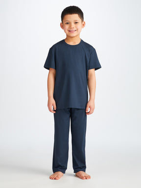 Kids' Lounge Set Basel Micro Modal Stretch Navy