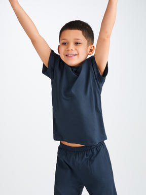 Kids' Lounge Set Basel Micro Modal Stretch Navy