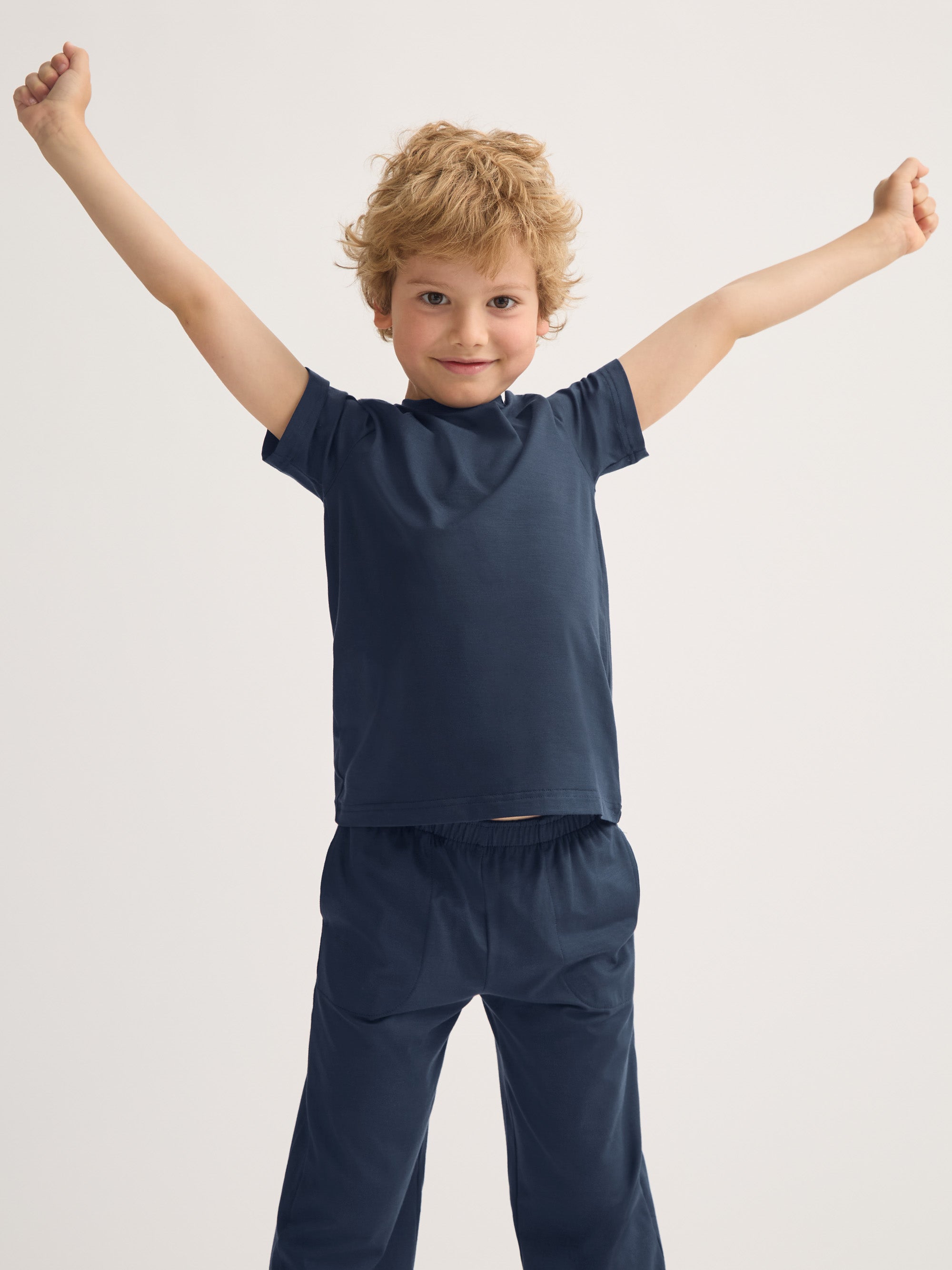 Kids' Lounge Set Basel Micro Modal Stretch Navy