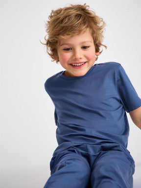 Kids' Lounge Set Basel Micro Modal Stretch Sapphire