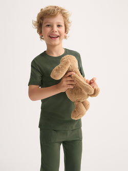 Kids' Lounge Set Basel Micro Modal Stretch Evergreen