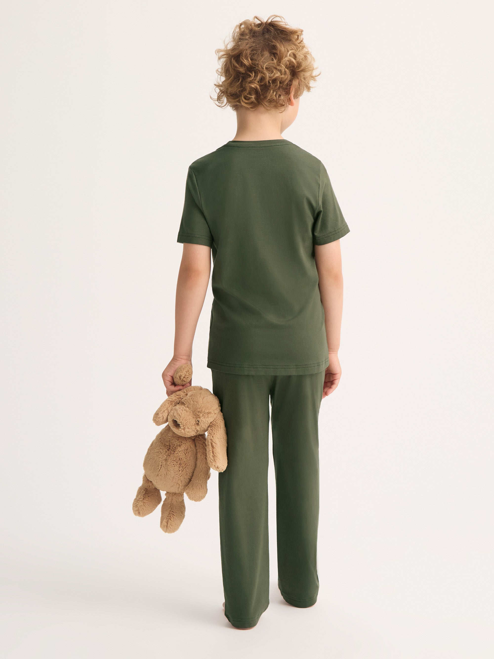 Kids' Lounge Set Basel Micro Modal Stretch Evergreen
