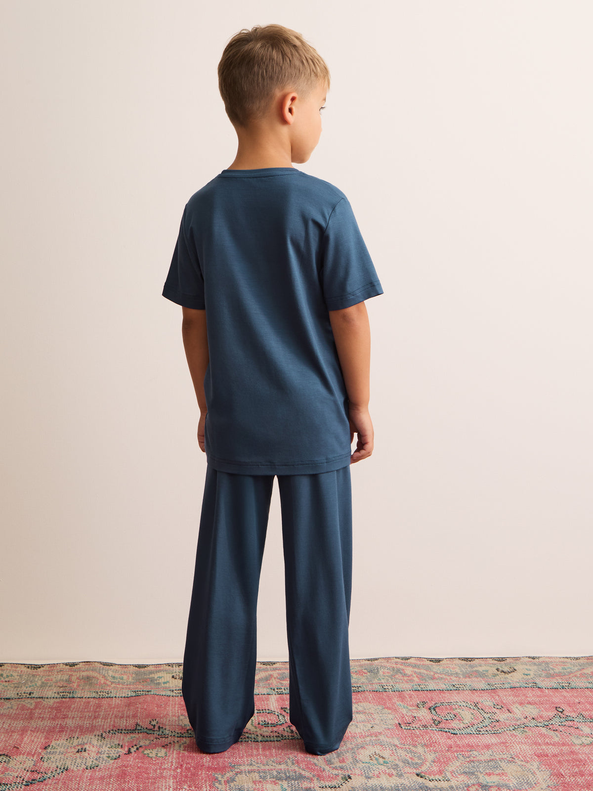 Basel Micro Modal Lounge Set Ocean Blue