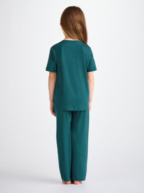 Kids' Lounge Set Lara Micro Modal Stretch Jungle Green