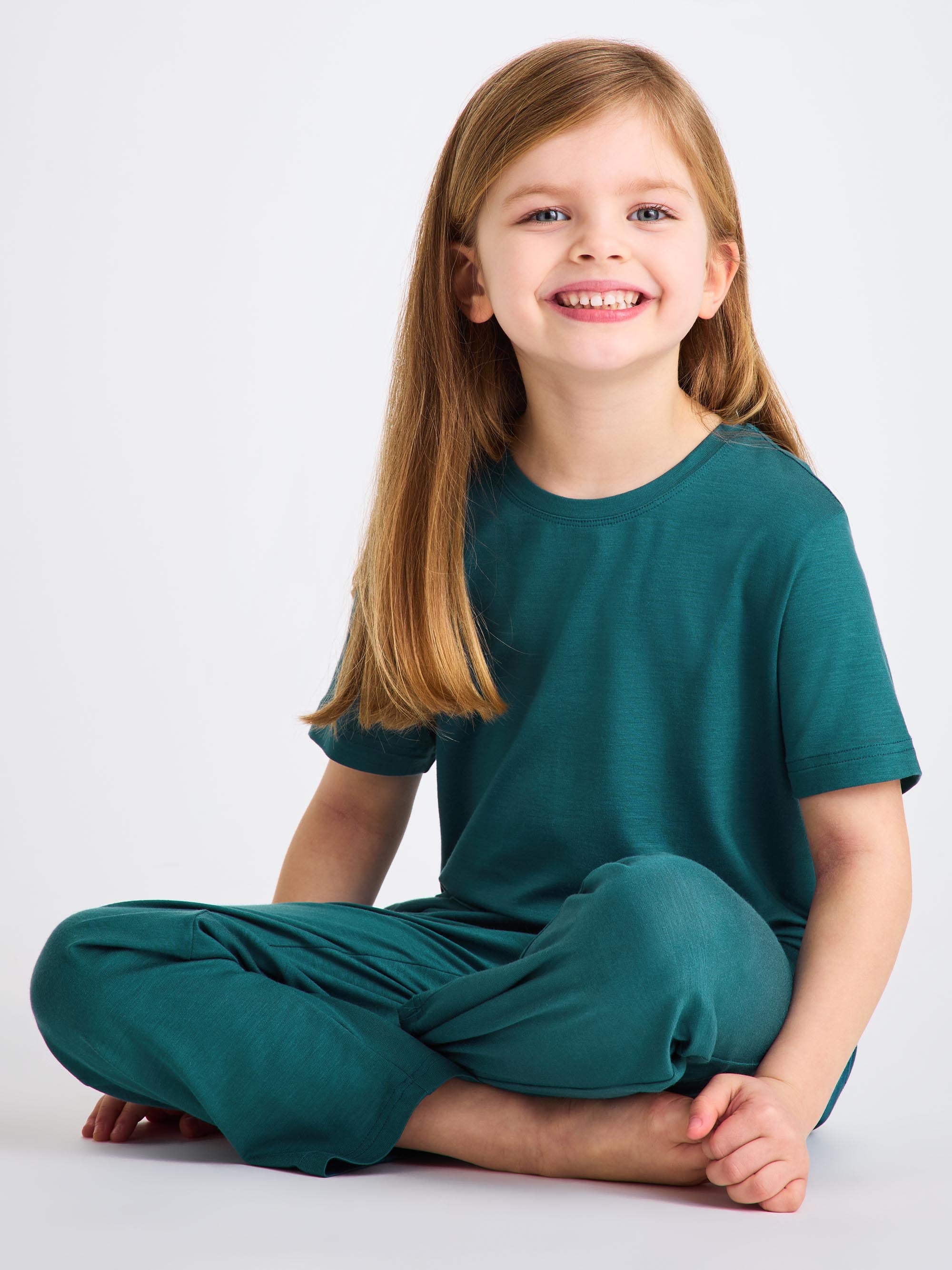 Kids' Lounge Set Lara Micro Modal Stretch Jungle Green