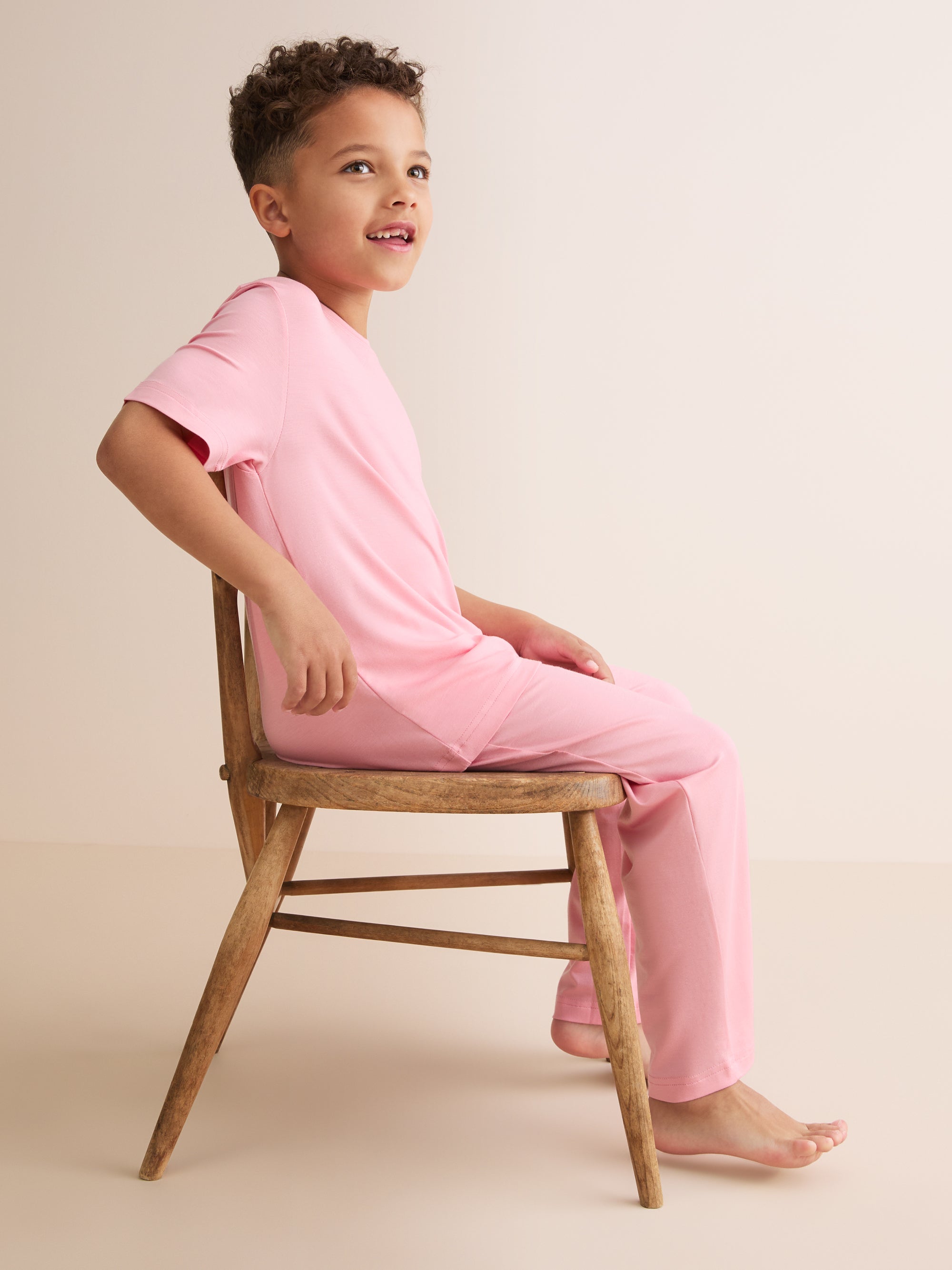 Kids' Lounge Set Lara Micro Modal Stretch Ballet Pink