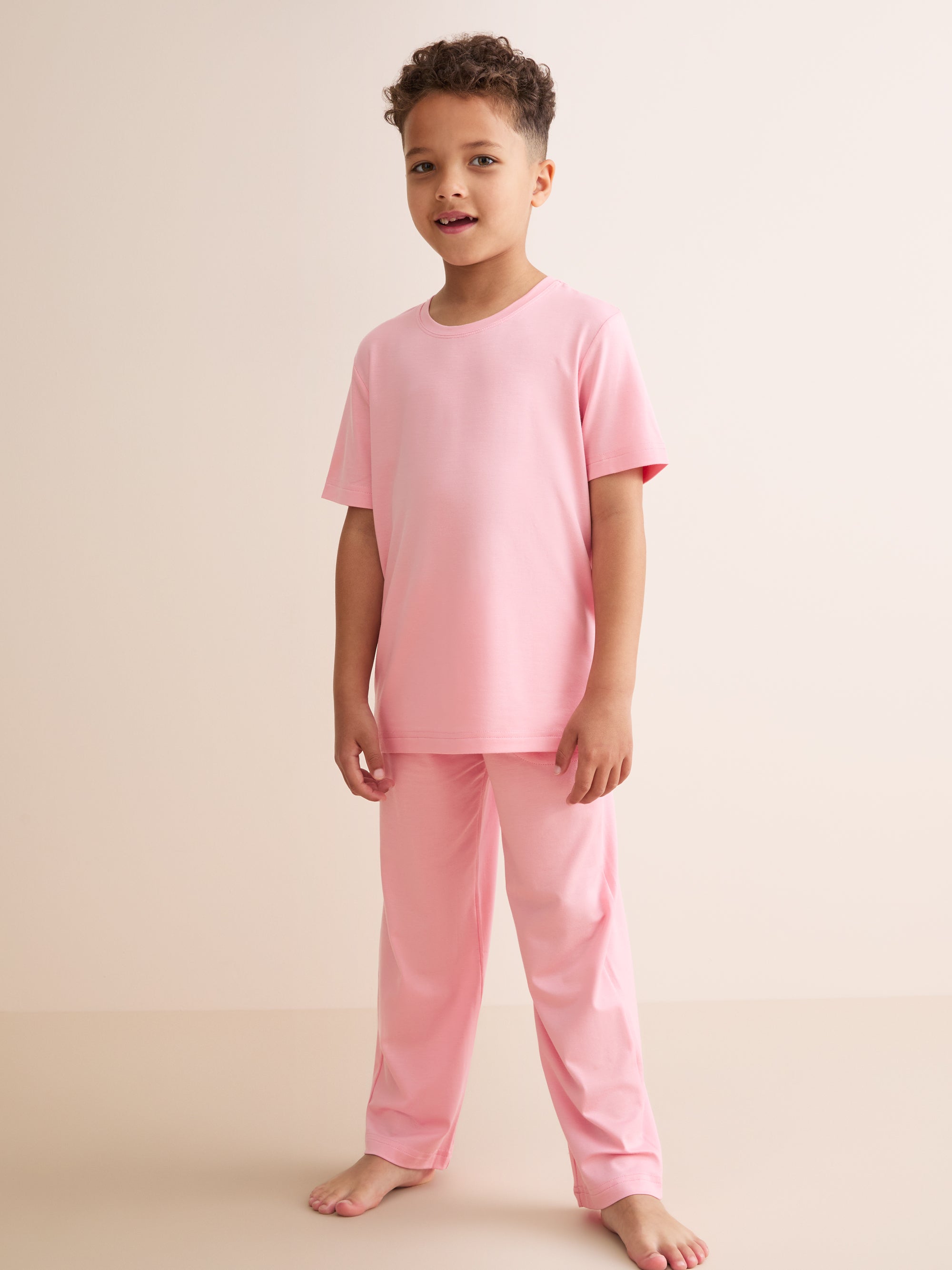 Kids' Lounge Set Lara Micro Modal Stretch Ballet Pink