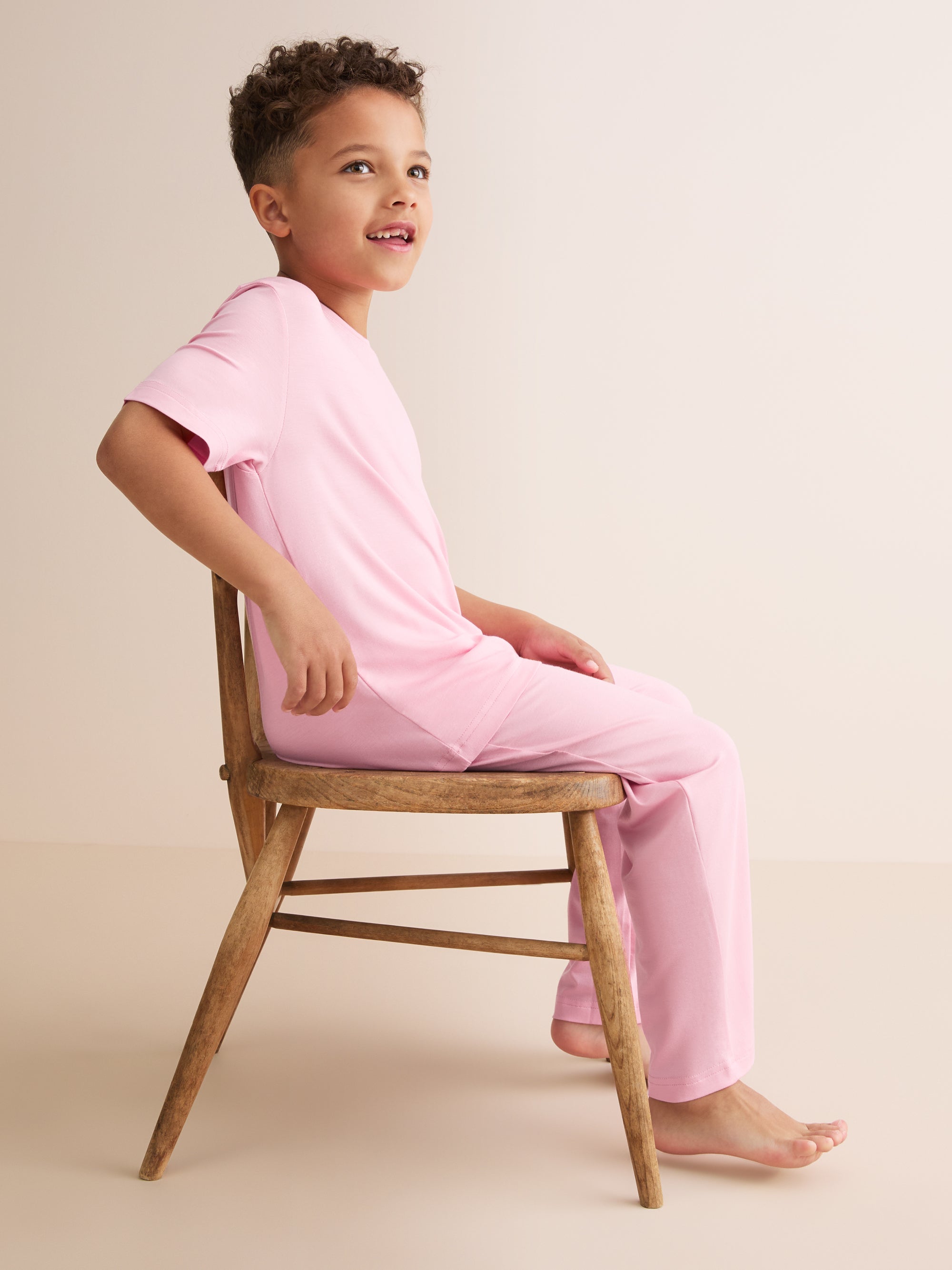 Kids' Lounge Set Lara Micro Modal Stretch Ballet Pink
