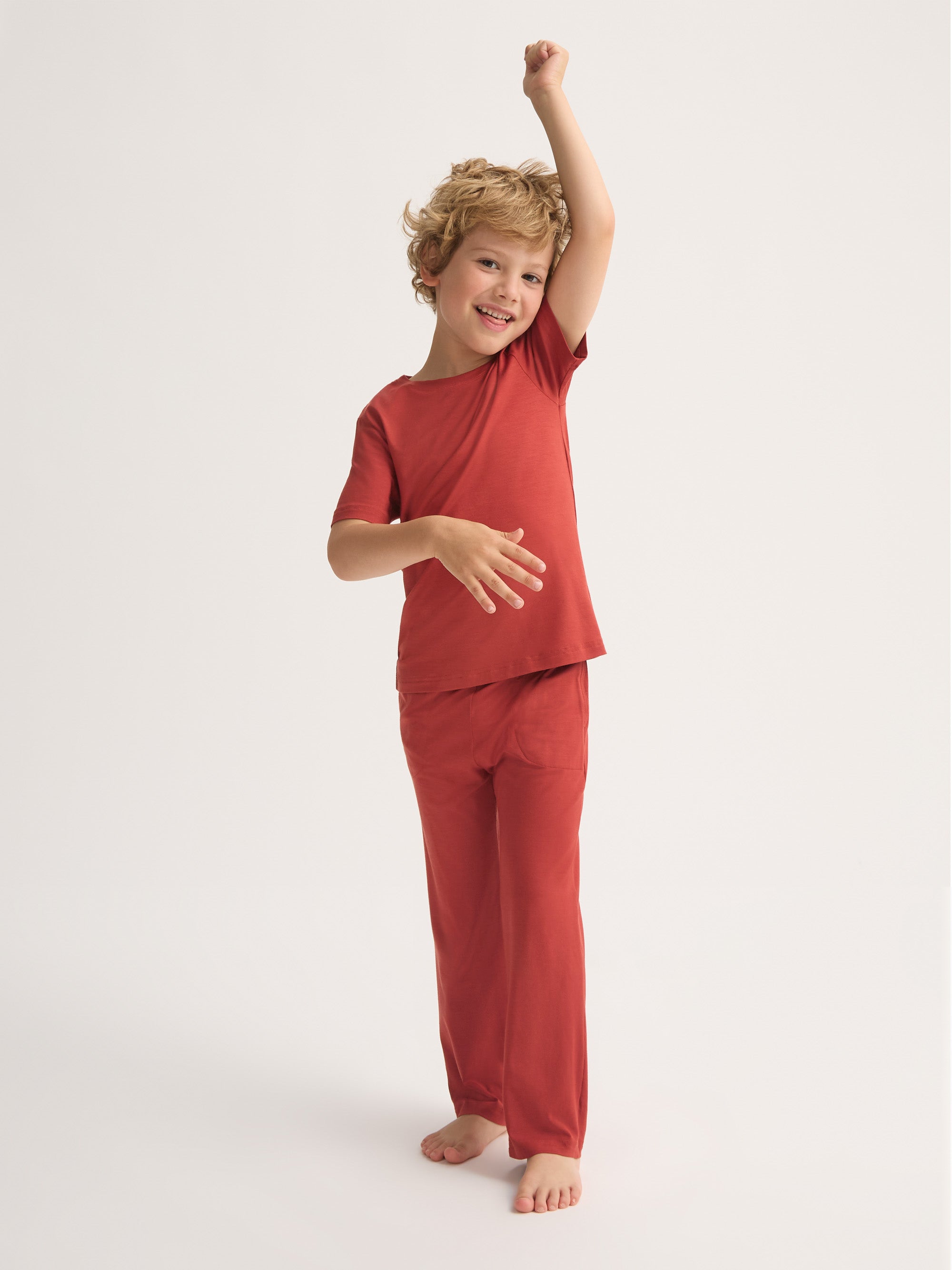 Kids' Lounge Set Lara Micro Modal Stretch Rose Red