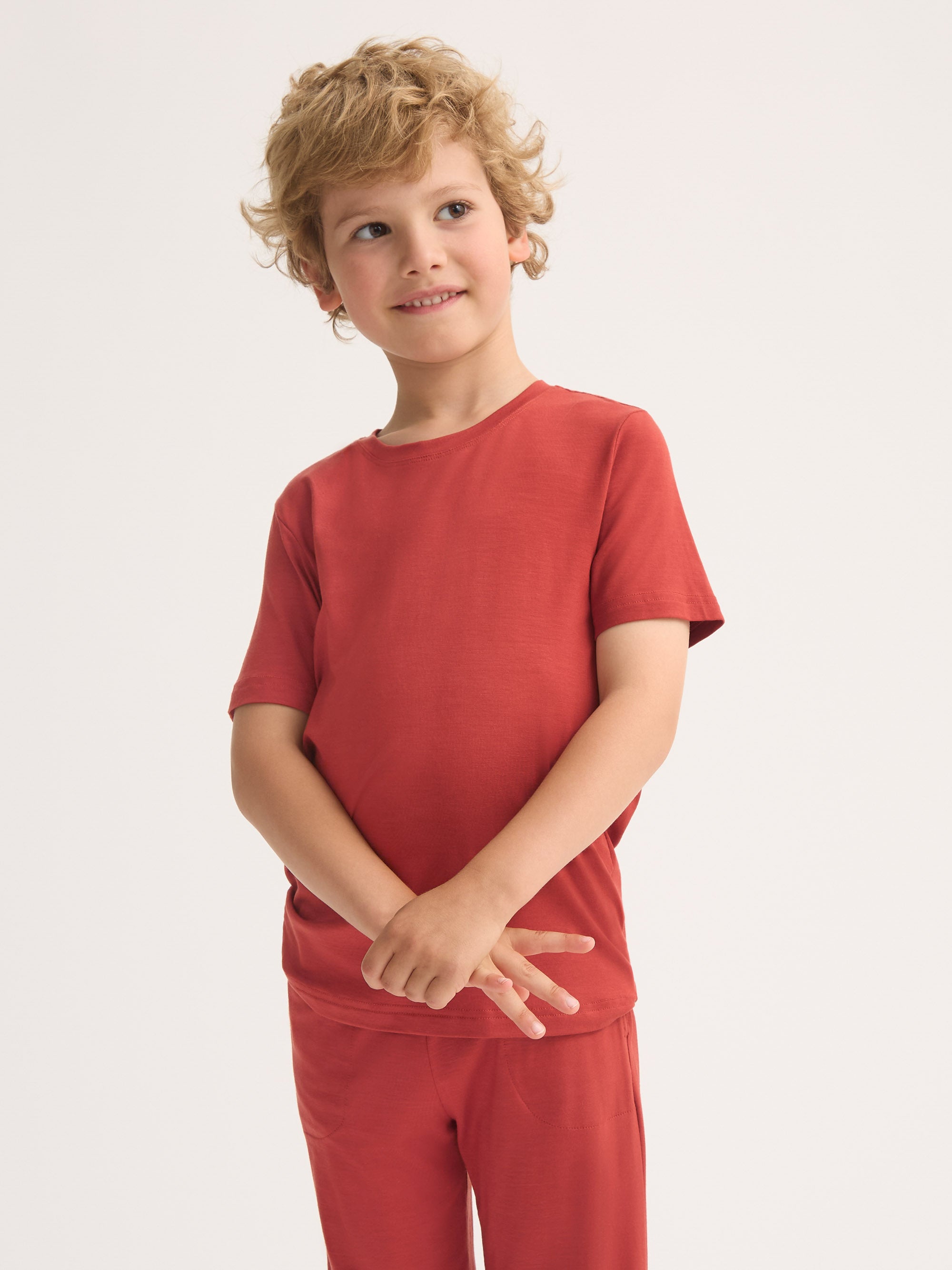 Kids' Lounge Set Lara Micro Modal Stretch Rose Red
