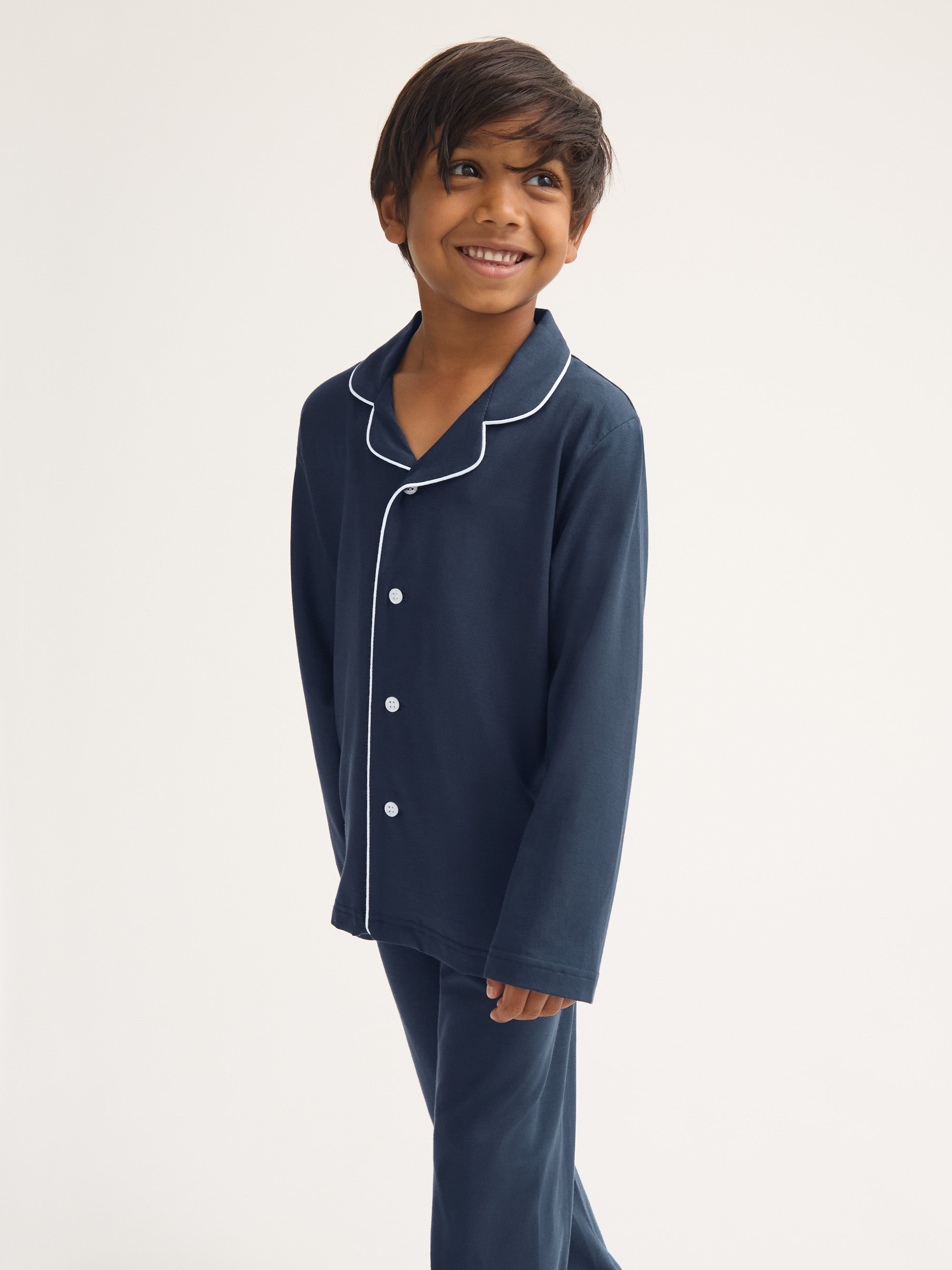 Kids' Pyjamas Basel Micro Modal Stretch Navy