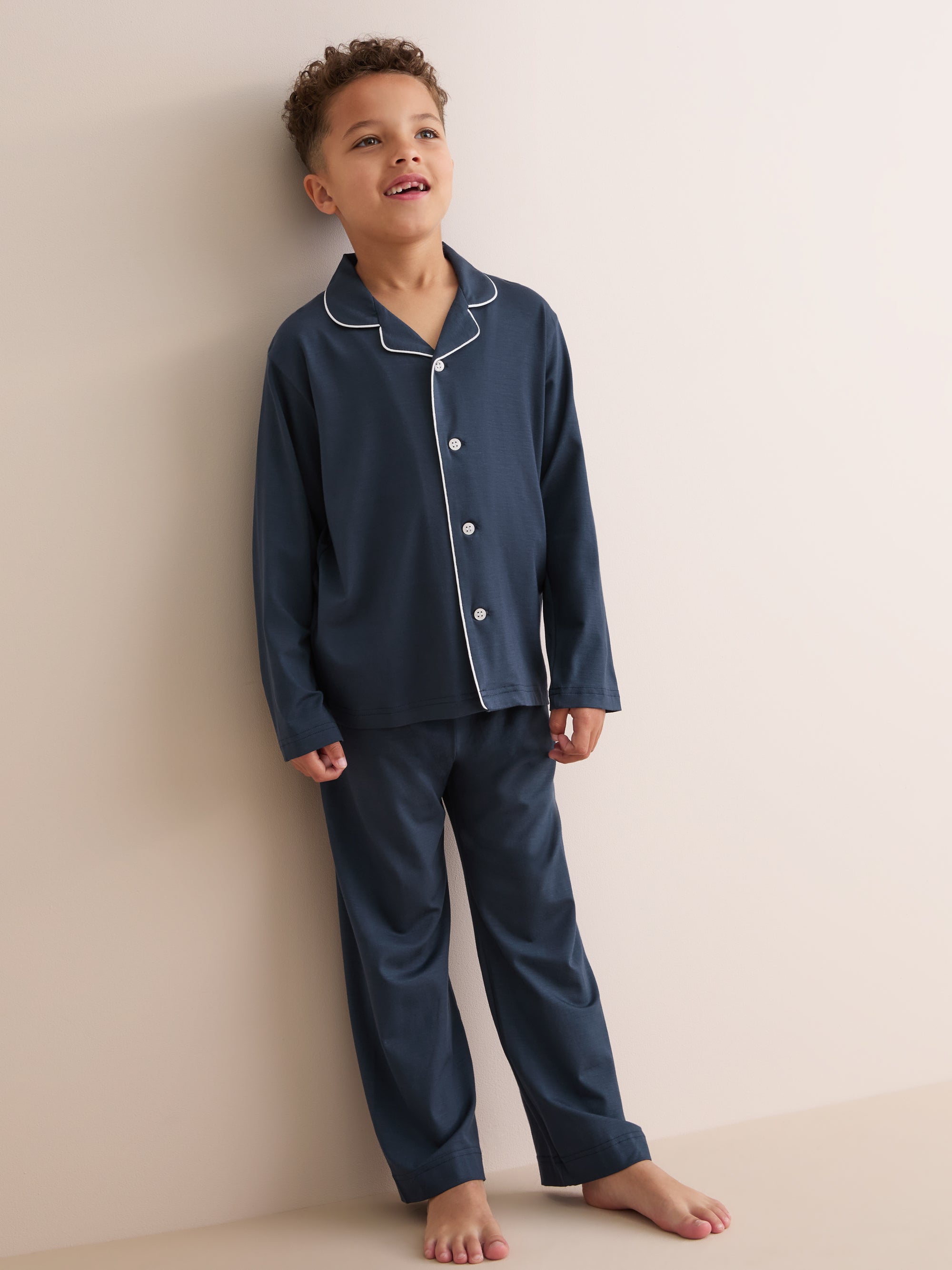 Kids' Pyjamas Basel Micro Modal Stretch Navy