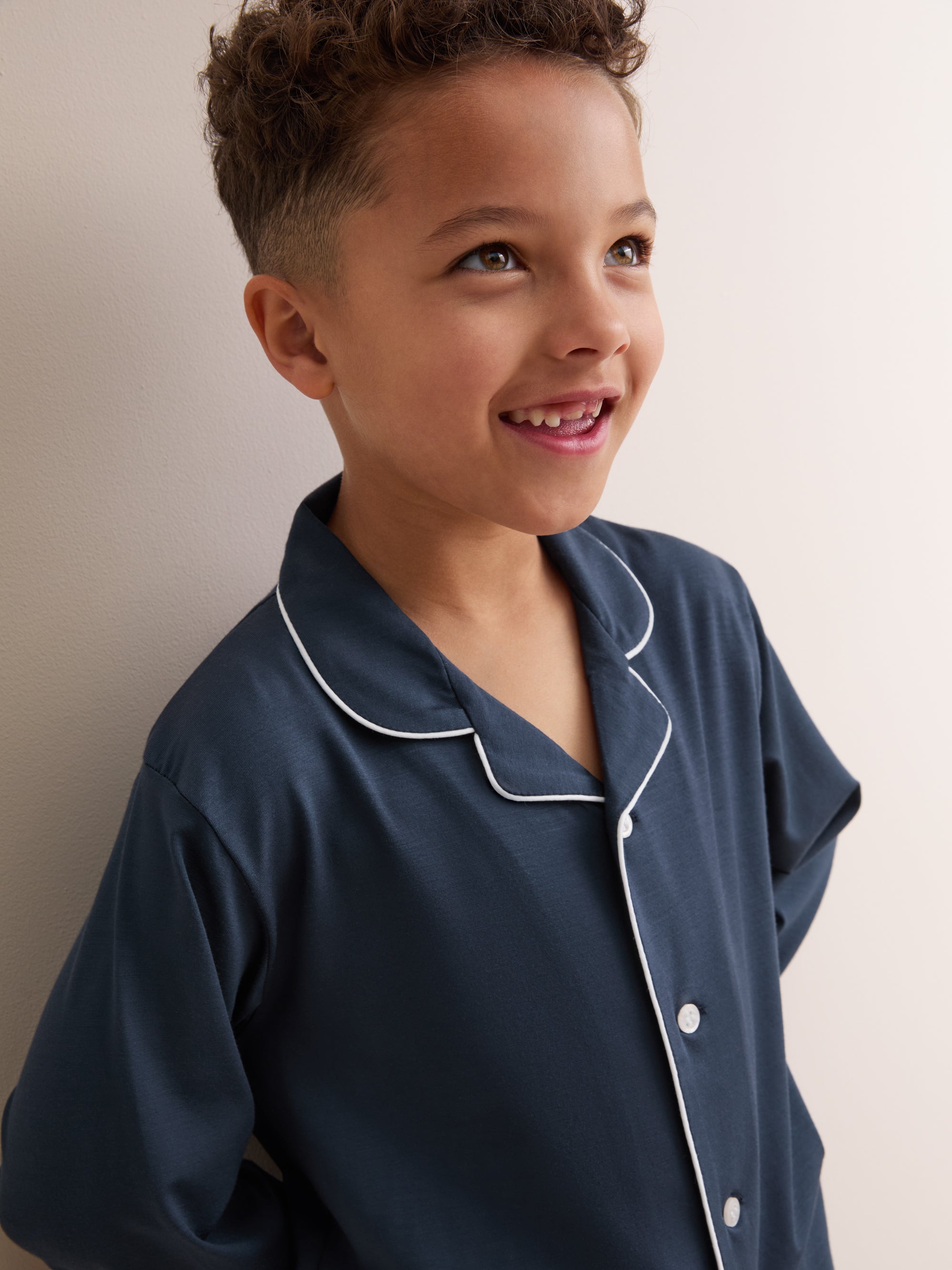 Kids' Pyjamas Basel Micro Modal Stretch Navy