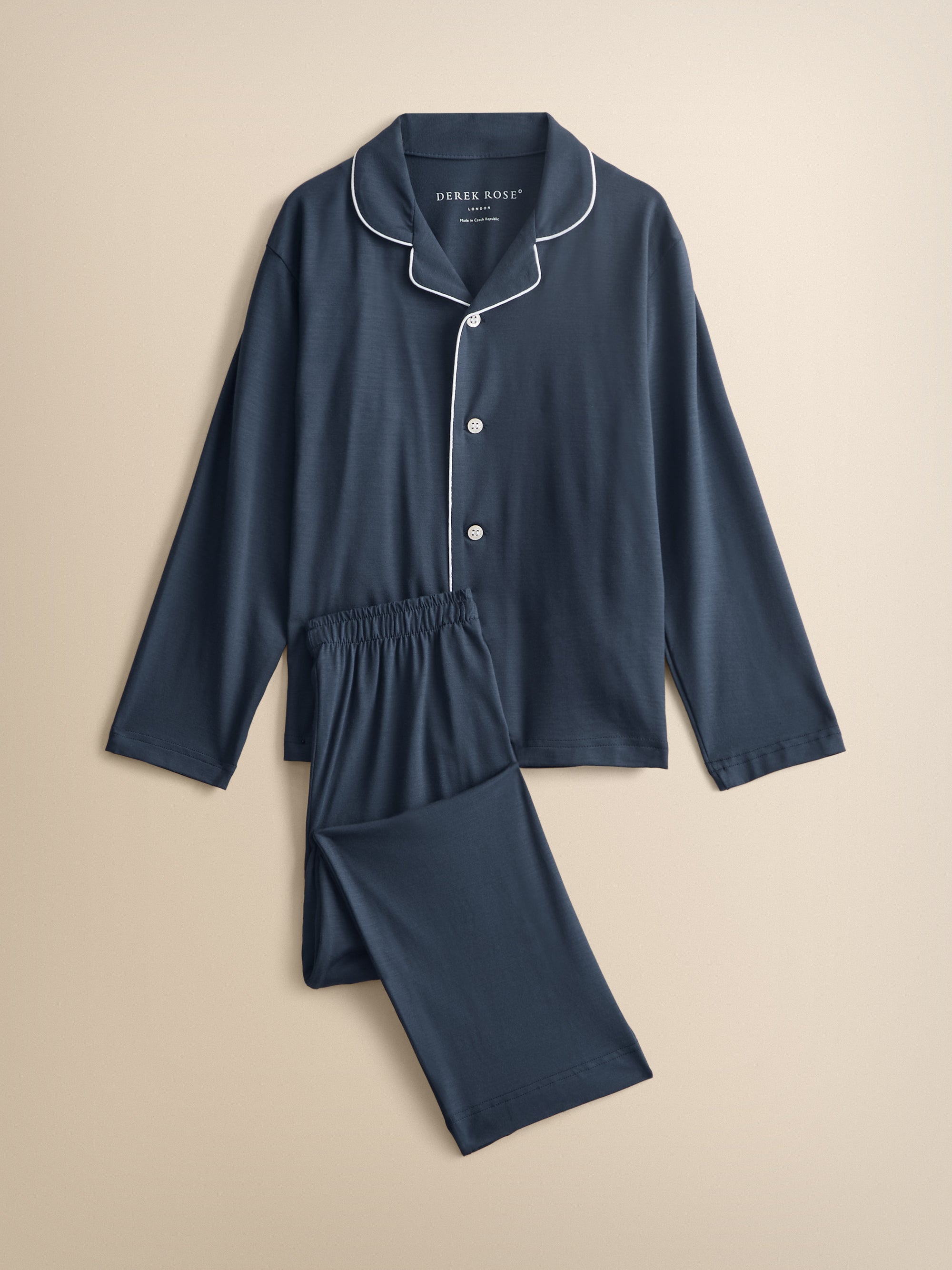 Basel Micro Modal Pyjamas Navy Blue