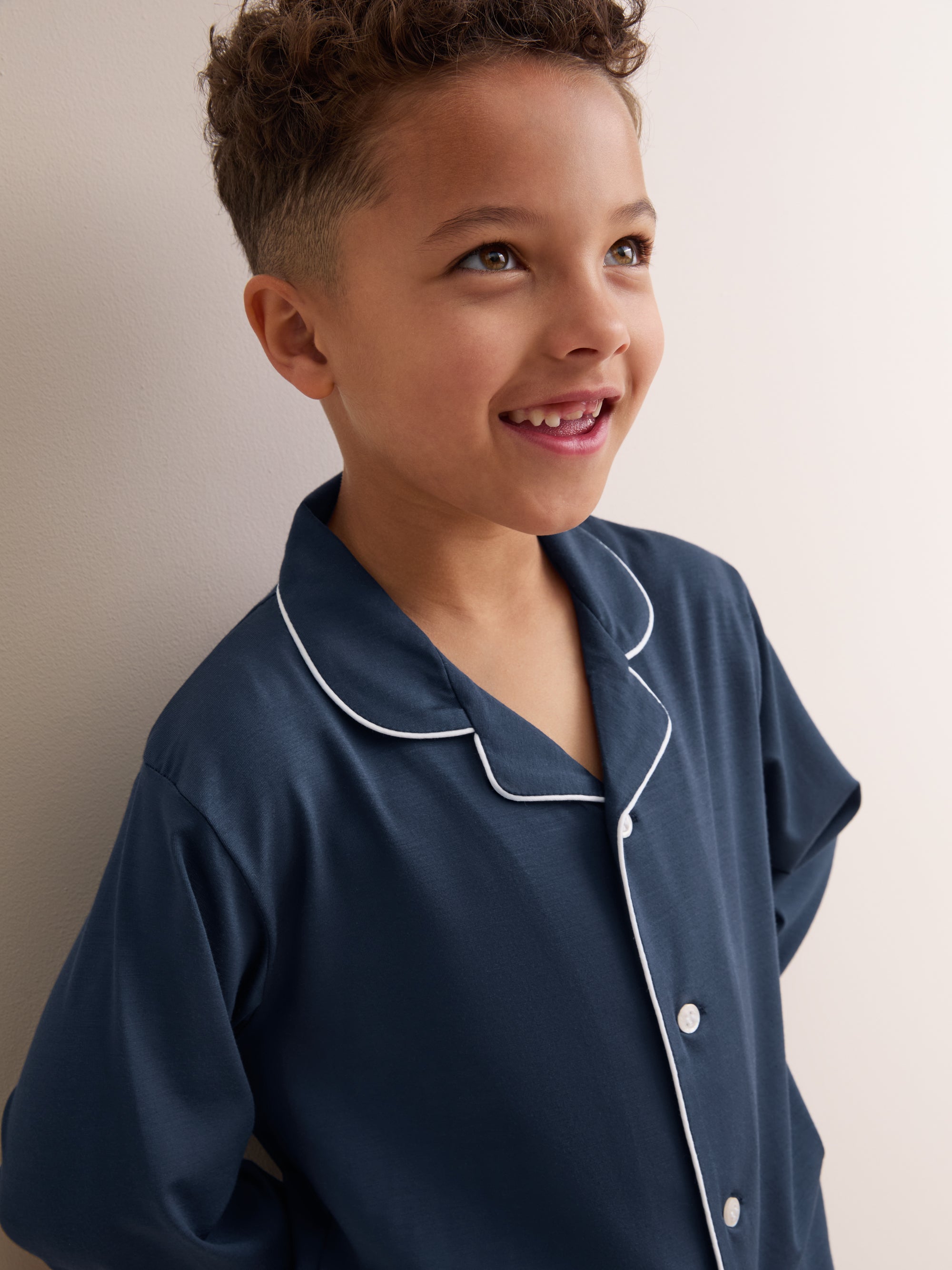Kids' Pyjamas Basel Micro Modal Stretch Navy