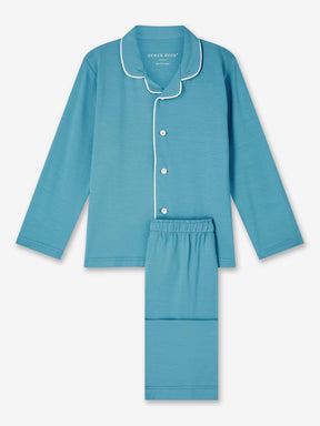 Kids' Pyjamas Basel Micro Modal Stretch Harbour Blue