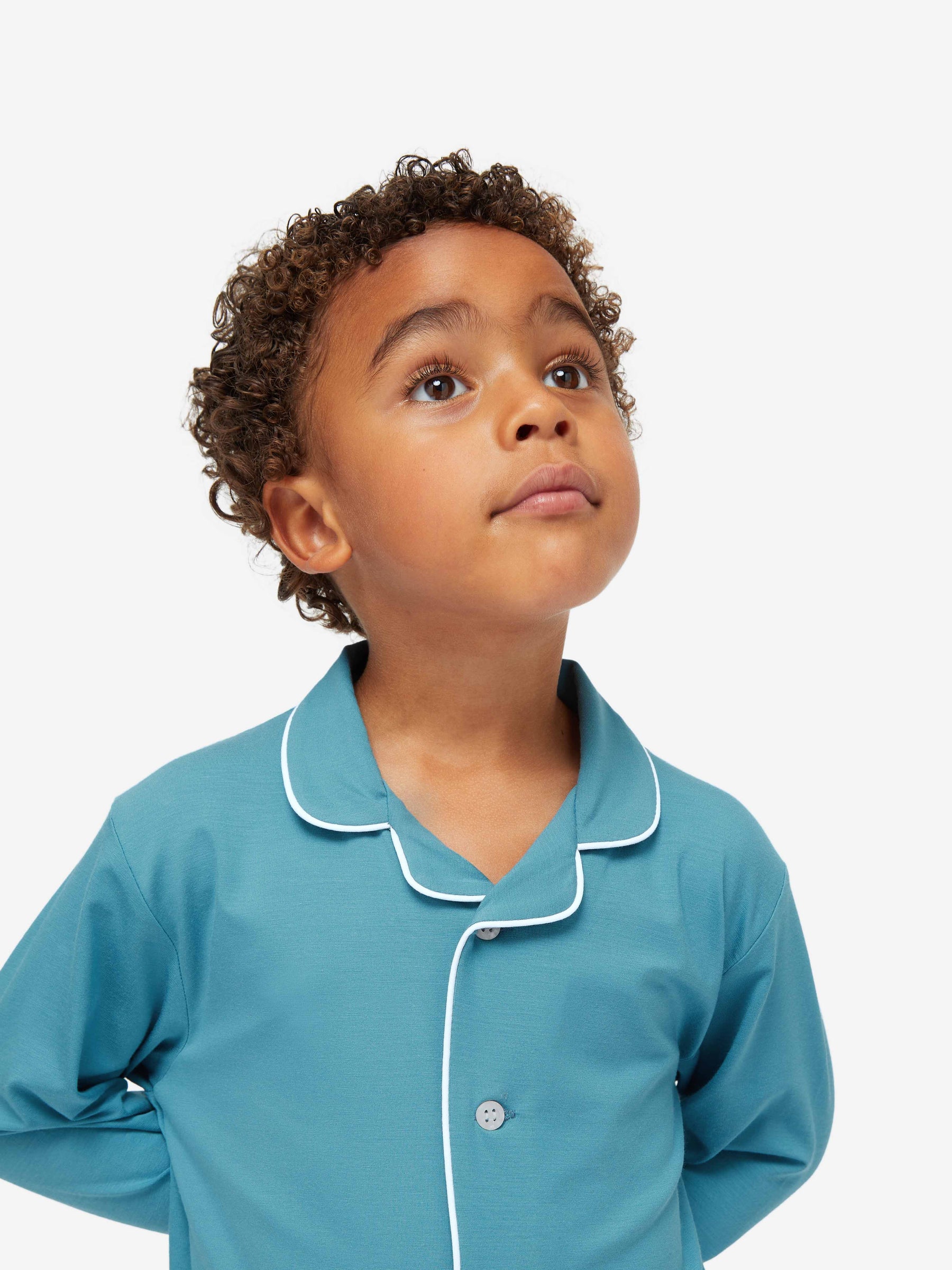 Kids' Pyjamas Basel Micro Modal Stretch Harbour Blue