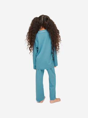Kids' Pyjamas Basel Micro Modal Stretch Harbour Blue